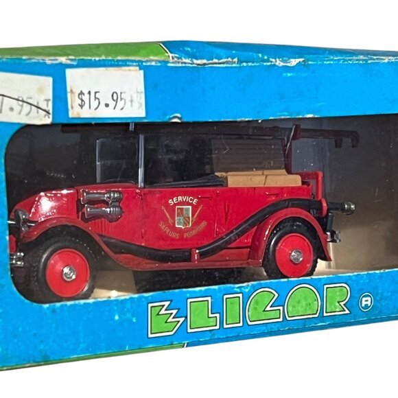 Eligor Renault KZ 1928 Model Car Fire Brigade Service Red Die-Cast 1:43 Scale Co - Picture 4 of 5